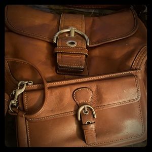 Vintage coach purse and wallet